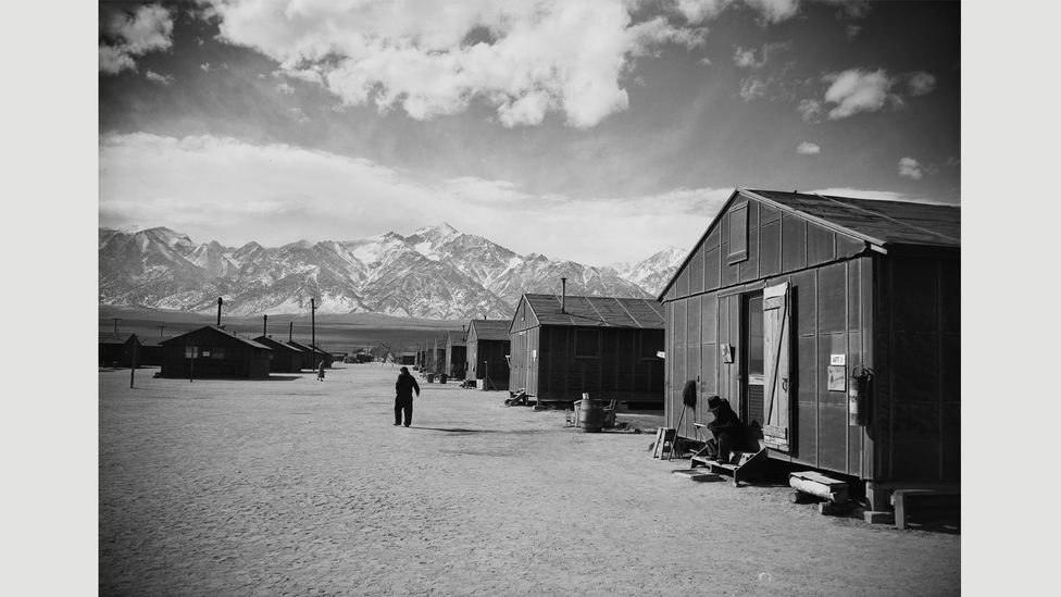 Ansel Adams, Manzanar Relocation Center, 1943 (Credit: Library of Congress, Washington, DC) Ansel Adams, Manzanar Relocation Center, 1943 (Credit: Library of Congress, Washington, DC)