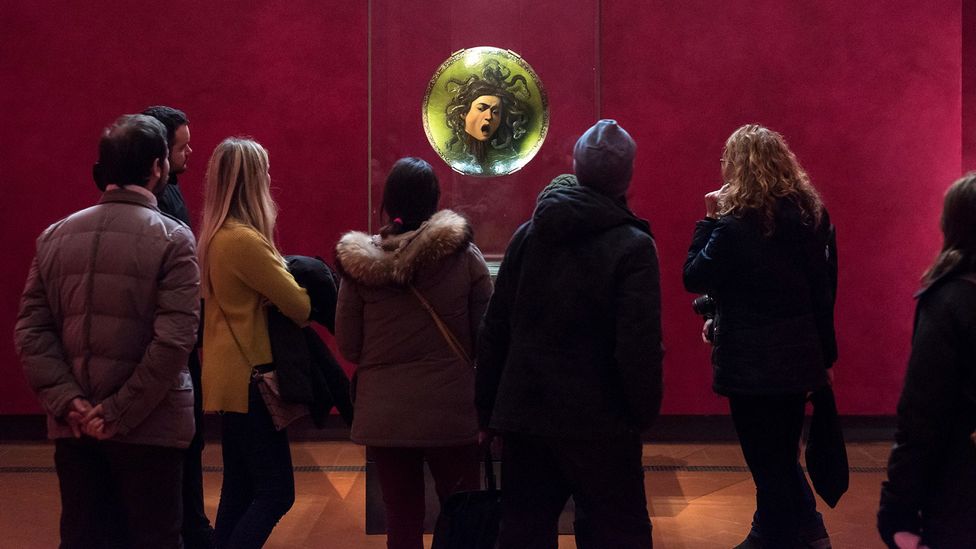 One visitor to Florence’s Uffizi Gallery fainted by Caravaggio’s Medusa (Credit: Alamy) One visitor to Florence’s Uffizi Gallery fainted by Caravaggio’s Medusa (Credit: Alamy)