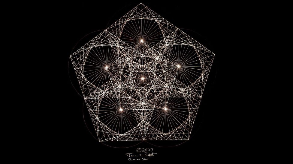 Since the attack Padgett has been able to draw repeating geometric patterns known as fractals by hand (Credit: Jason Padgett)