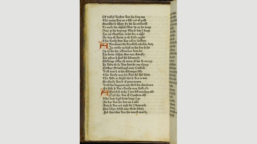 William Caxton was the first to print a book in English (Credit: British Library Board)