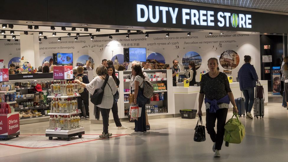 Once they’re through security, a traveller is seen as having changed from stressed-out traveller to ‘valuable customer’ (Credit: Getty Images) Once they’re through security, a traveller is seen as having changed from stressed-out traveller to ‘valuable customer’ (Credit: Getty Images)