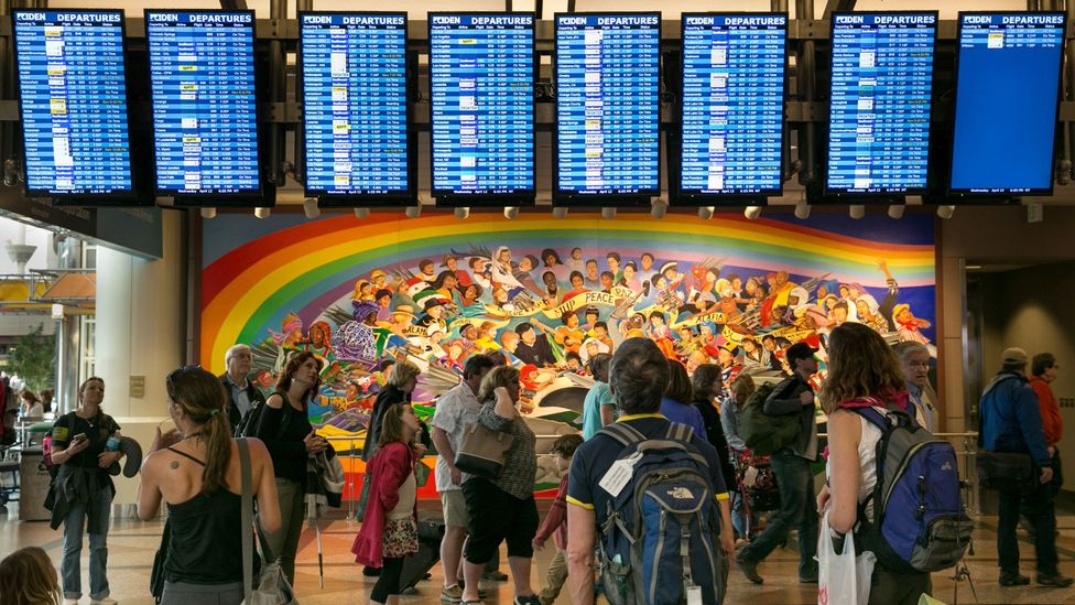 Flight information directories aren’t just helpful – they give us a sense of control (Credit: Getty Images) Flight information directories aren’t just helpful – they give us a sense of control (Credit: Getty Images)
