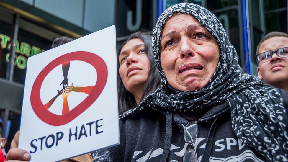 Muslim leaders and allies across New York City marched in solidarity against the ideology of hatred shown in the recent New Zealand terror attacks (Credit: Getty Images)