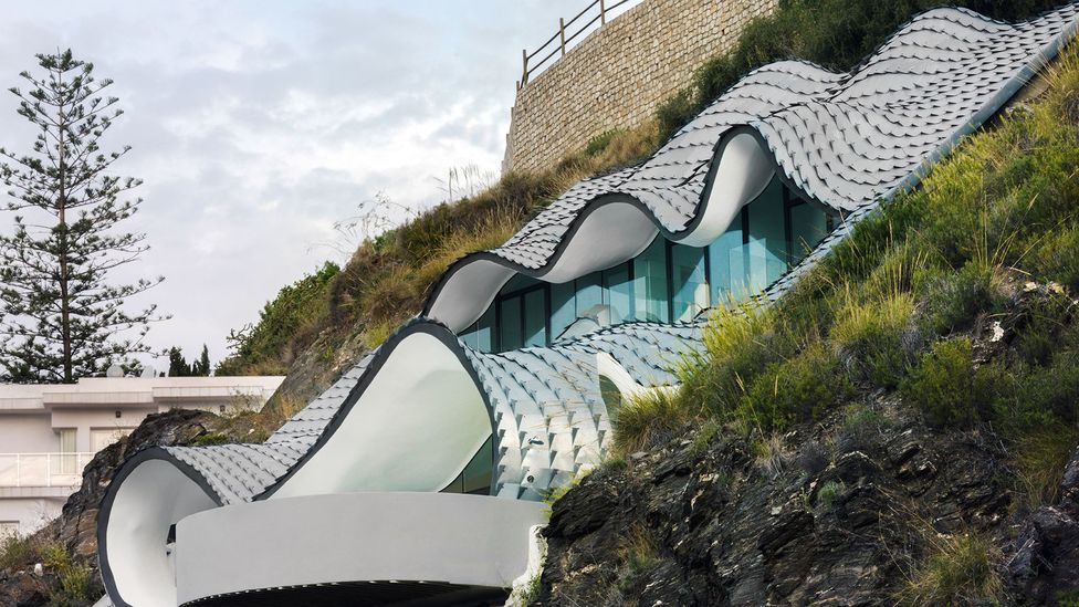 The zinc-clad roof has the appearance of scaly dragon skin (Credit: Jesus Granada)