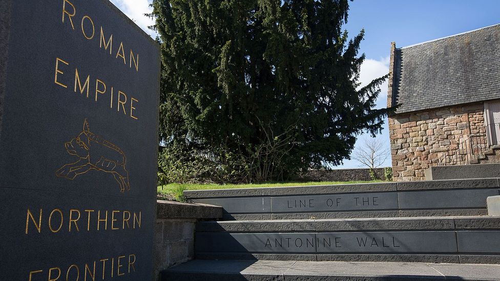 The true edge of the Roman Empire is marked by the Antonine Wall in Scotland, 100 miles north of Hadrian’s Wall (Credit: Jeremy Sutton-Hibbert/Getty Images) The true edge of the Roman Empire is marked by the Antonine Wall in Scotland, 100 miles north of Hadrian’s Wall (Credit: Jeremy Sutton-Hibbert/Getty Images)
