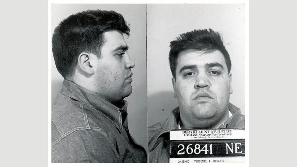 Boss of the New York Genovese crime family Vincent Gigante feigned insanity to avoid jail time, going as far as to talk to parking meters (Credit: Getty Images)