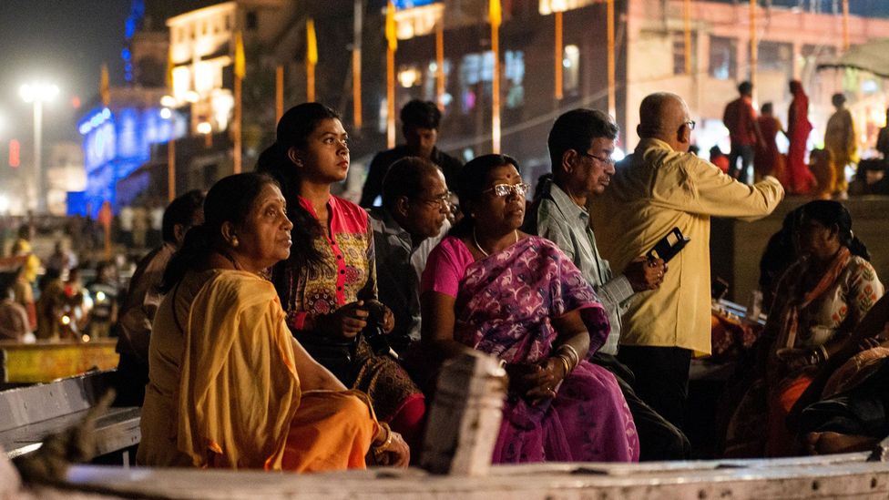 Narhari Shukla: “People come here with hope, not fear... It’s the city of Lord Shiva” (Credit: Ian Jacobs/Alamy)
