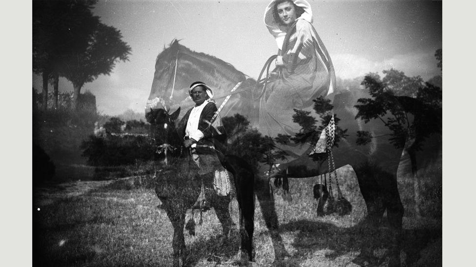 1924 image by Marie El-Khazen (Credit: Mohsen Yammine collection, courtesy of the Arab Image Foundation) 1924 image by Marie El-Khazen (Credit: Mohsen Yammine collection, courtesy of the Arab Image Foundation)