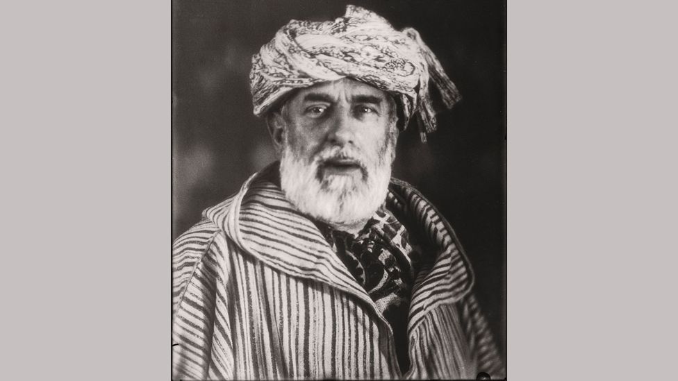 A self-portrait of Mariano Fortuny, 1935, indicates the couturier’s love of Middle Eastern style (Credit: Getty Images) A self-portrait of Mariano Fortuny, 1935, indicates the couturier’s love of Middle Eastern style (Credit: Getty Images)