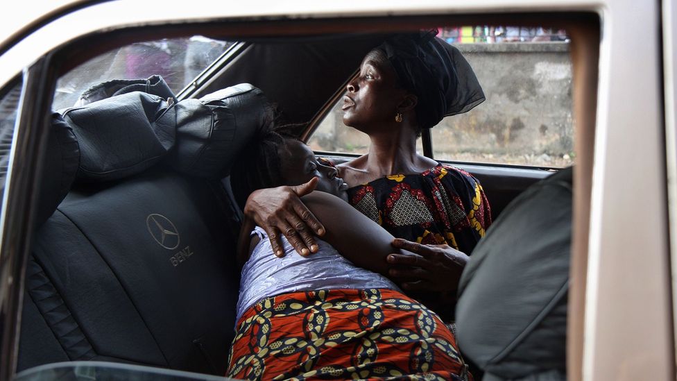 Jemelleh Saccoh of Sierra Leone, here in her aunt’s arms, turned down an elective C-section; she later had an emergency C-section and died of complications (Credit: Getty Images) Jemelleh Saccoh of Sierra Leone, here in her aunt’s arms, turned down an elective C-section; she later had an emergency C-section and died of complications (Credit: Getty Images)