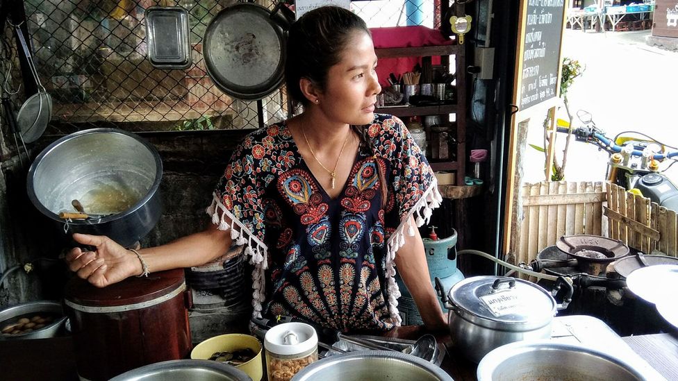 Luk Wah, a resident of Sanghlaburi, Thailand Luk Wah, a resident of Sanghlaburi, Thailand
