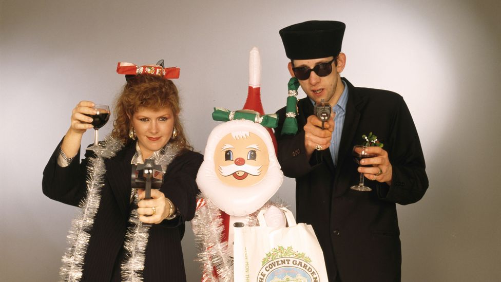 Shane McGowan from The Pogues and Kirsty MacColl