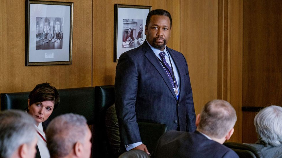 Amazon’s Tom Clancy adaptation Jack Ryan has recast Ryan’s boss, CIA director James Greer (played by Wendell Pierce, right) as an African-American convert to Islam (Credit: Alamy) Amazon’s Tom Clancy adaptation Jack Ryan has recast Ryan’s boss, CIA director James Greer (played by Wendell Pierce, right) as an African-American convert to Islam (Credit: Alamy)