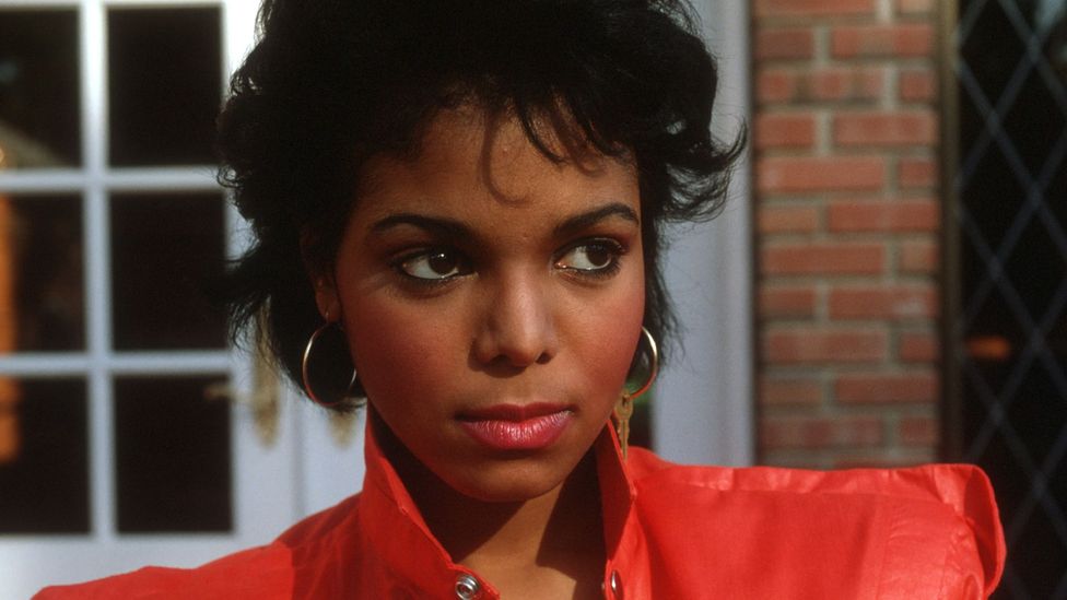 Jackson, seen here posing for an early photoshoot, was a pioneering feminist artist in the 1980s (Credit: Getty Images)