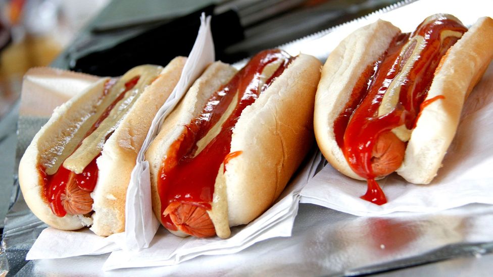 If there’s any food that represents Americana, it’s the humble hot dog (Credit: Loop Images/Getty Images)