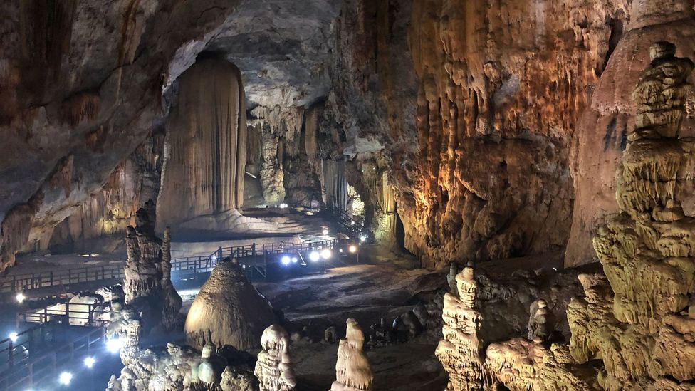 The world's biggest cave, Son Doong, was discovered by accident in 1991 by a local Vietnamese logger (Credit: Kim I Mott)