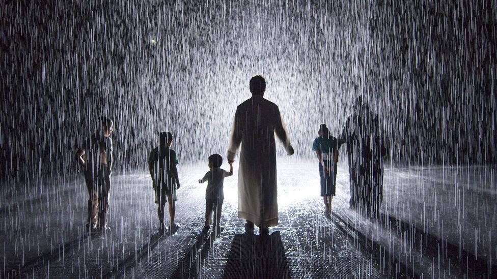 The Rain Room is a popular installation at the Sharjah Art Foundation (Credit: Sharjah Art Foundation) The Rain Room is a popular installation at the Sharjah Art Foundation (Credit: Sharjah Art Foundation)