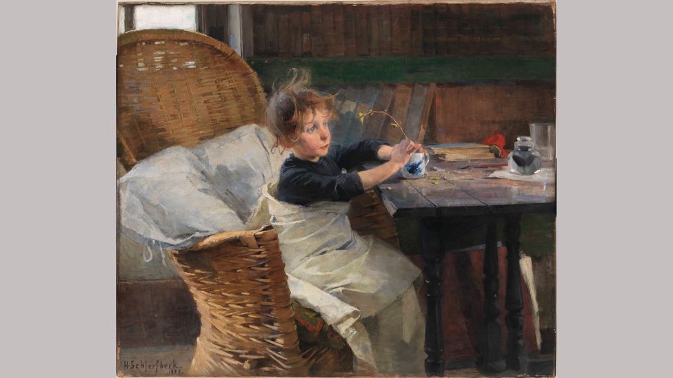 Helene Schjerfbeck, The Convalescent, 1888. One of her most celebrated works, this was painted in St Ives, Cornwall Helene Schjerfbeck, The Convalescent, 1888. One of her most celebrated works, this was painted in St Ives, Cornwall