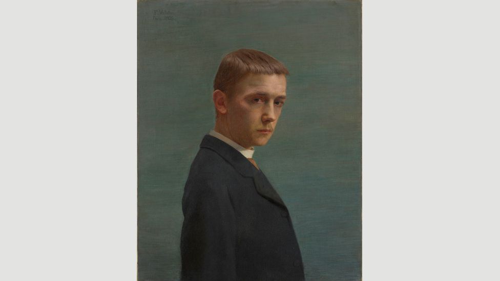 Self-portrait at the Age of Twenty (Autoportrait à l’âge de vingt ans), 1885, by Félix Vallotton (Credit: Nora Rupp, Musée cantonal des Beaux-Arts de Lausanne) Self-portrait at the Age of Twenty (Autoportrait à l’âge de vingt ans), 1885, by Félix Vallotton (Credit: Nora Rupp, Musée cantonal des Beaux-Arts de Lausanne)