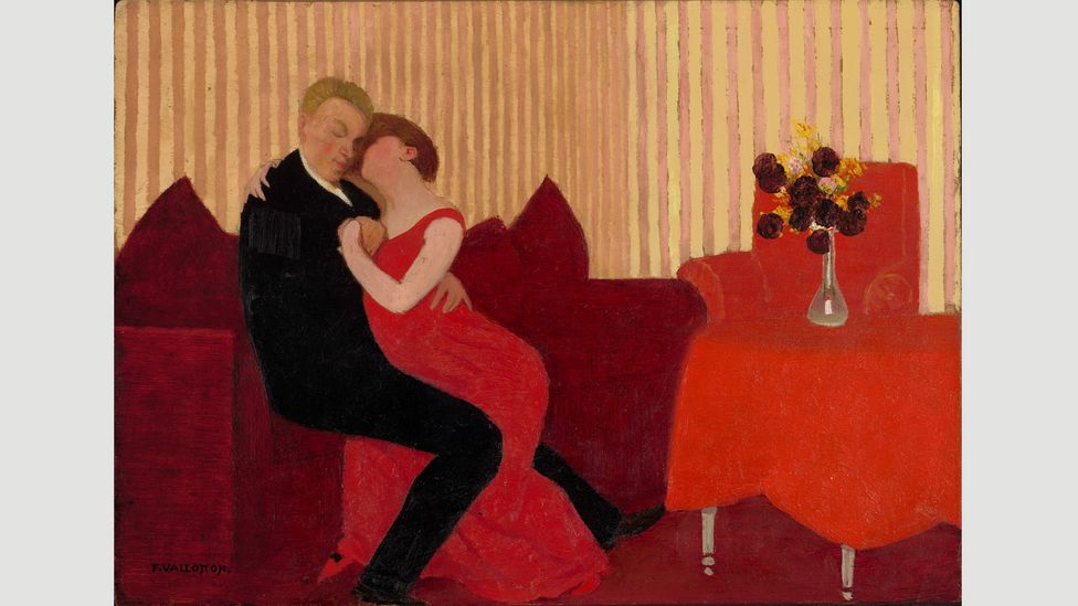 The Lie (Le Mensonge), 1897, by Félix Vallotton (Credit: The Baltimore Museum of Art/ The Cone Collection/ Mitro Hood) The Lie (Le Mensonge), 1897, by Félix Vallotton (Credit: The Baltimore Museum of Art/ The Cone Collection/ Mitro Hood)