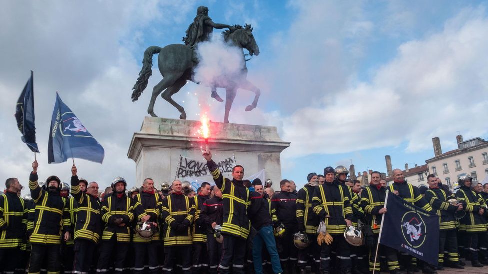 The French have been protesting more-or-less nonstop since the citizens of Paris stormed the Bastille prison in 1789 (Credit: FRANCK CHAPOLARD/Alamy)