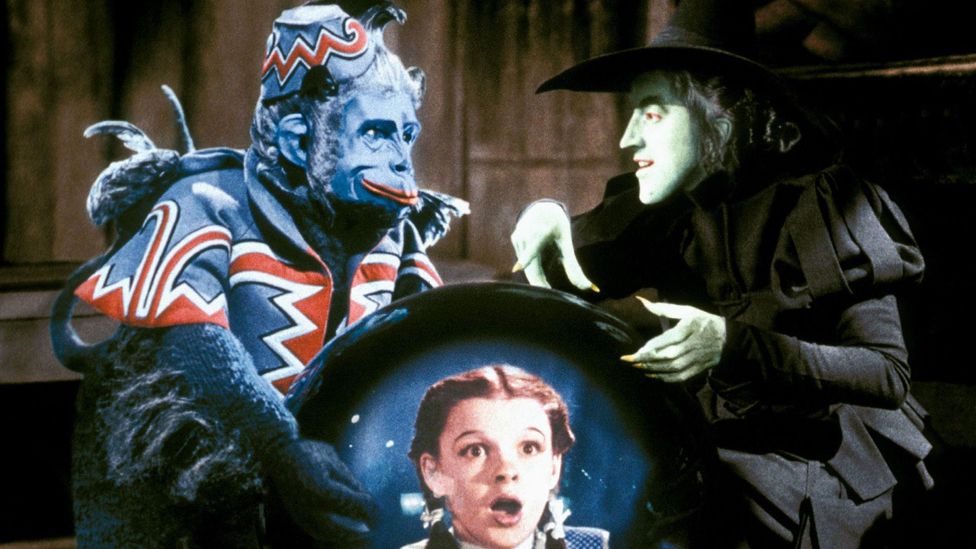The way The Wizard of Oz spirals into a fever dream of flying monkeys and green-faced guards is nothing if not surreal (Credit: Alamy)