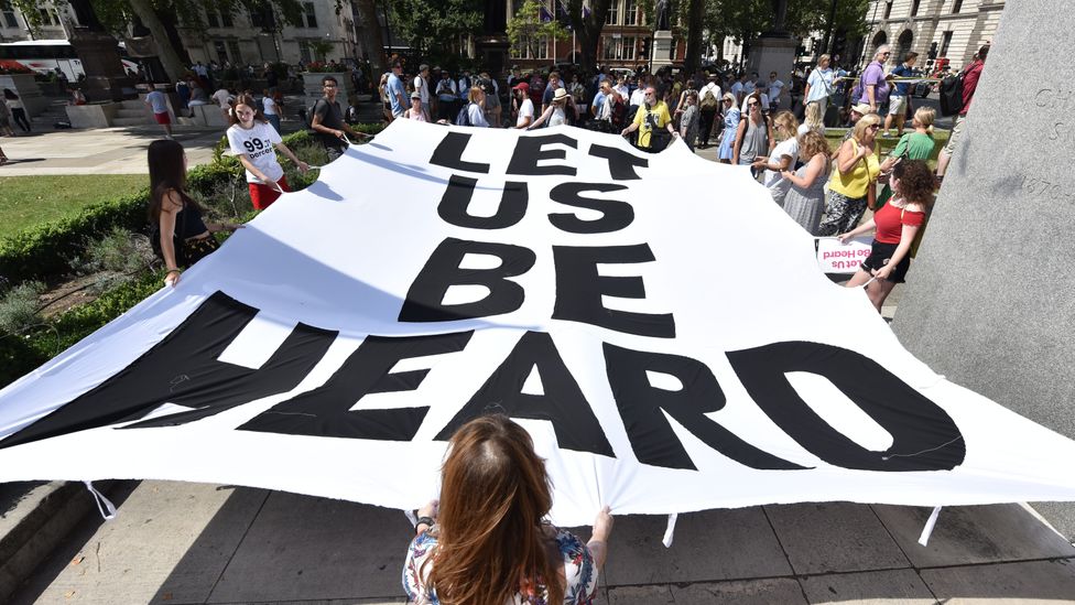 Even if you do not agree with a group's message, it can still influence the way you think (Credit: Getty Images) Even if you do not agree with a group's message, it can still influence the way you think (Credit: Getty Images)