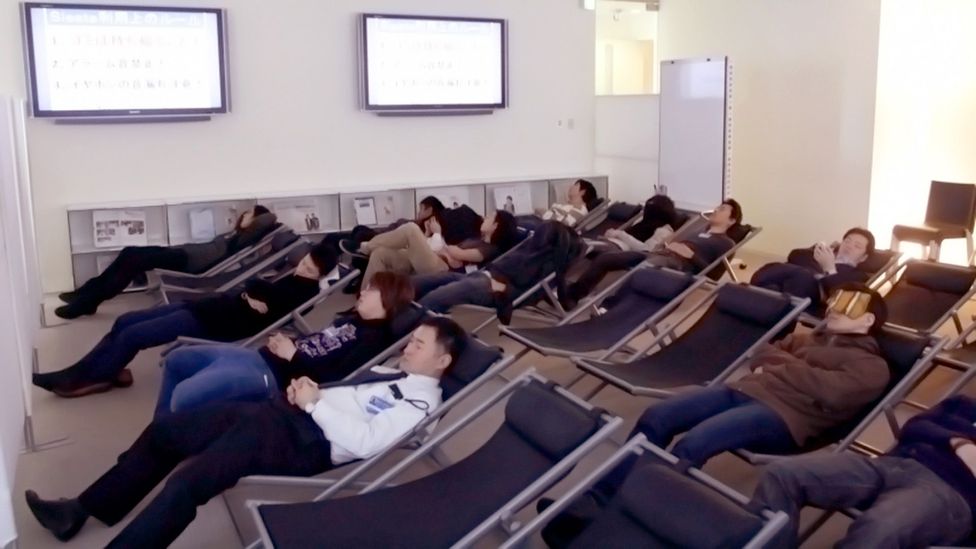In Tokyo, GMO Internet Group offers 27 beds to its employees for regular cat naps. The initiative is called "GMO Siesta" (Credit: GMO Internet Group)