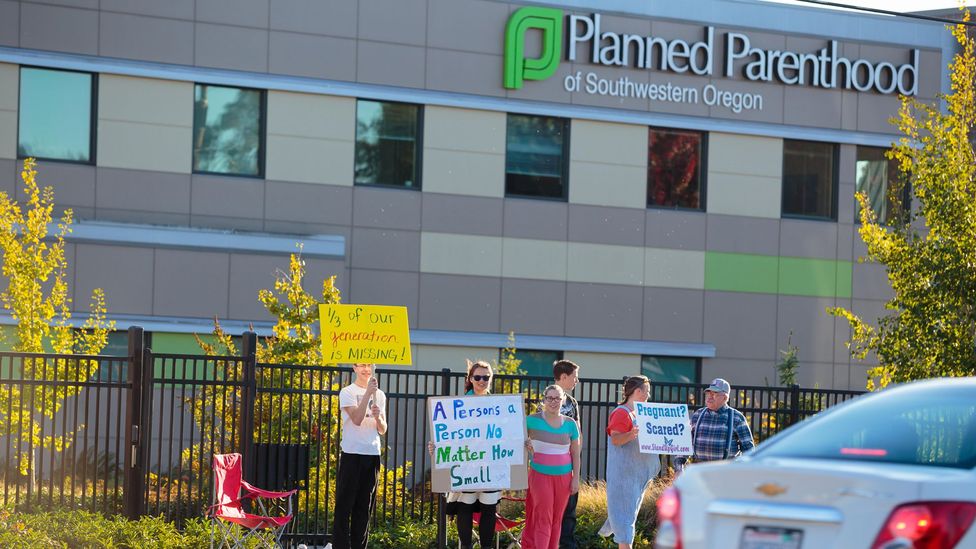 In the US, 275 abortion clinics have closed since 2013, and they continue to be subject to protest (Credit: Alamy) In the US, 275 abortion clinics have closed since 2013, and they continue to be subject to protest (Credit: Alamy)