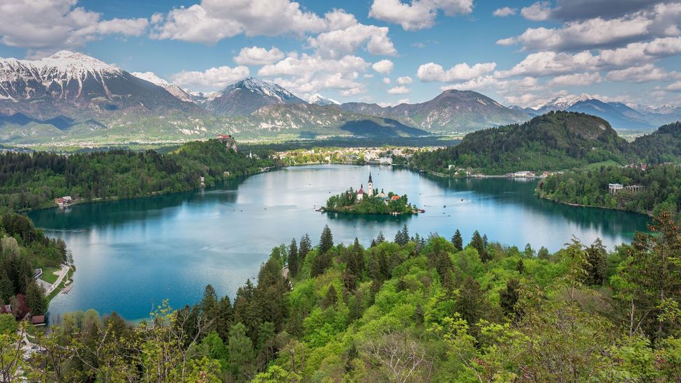 Lake Bled is reclaiming Rikli’s legacy as it brands itself as a destination for those seeking refuge from their stressful lives (Credit: yorgil/Alamy)