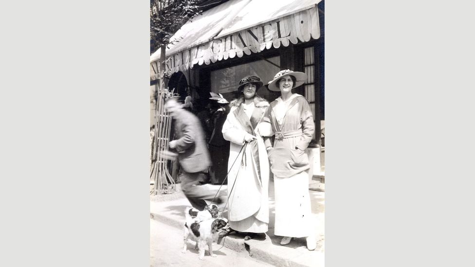 Coco Chanel (on the right) and friend at French resort Deauville (Credit: Ville de Deauville) Coco Chanel (on the right) and friend at French resort Deauville (Credit: Ville de Deauville)