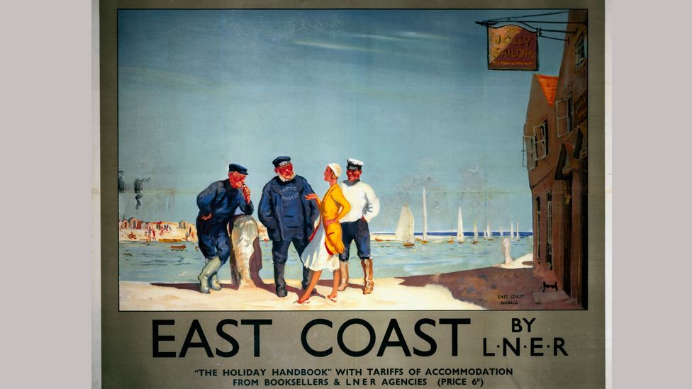 Fishermen's garb started to influence seaside style in the first half of the 20th Century (Credit: Getty Images) Fishermen's garb started to influence seaside style in the first half of the 20th Century (Credit: Getty Images)