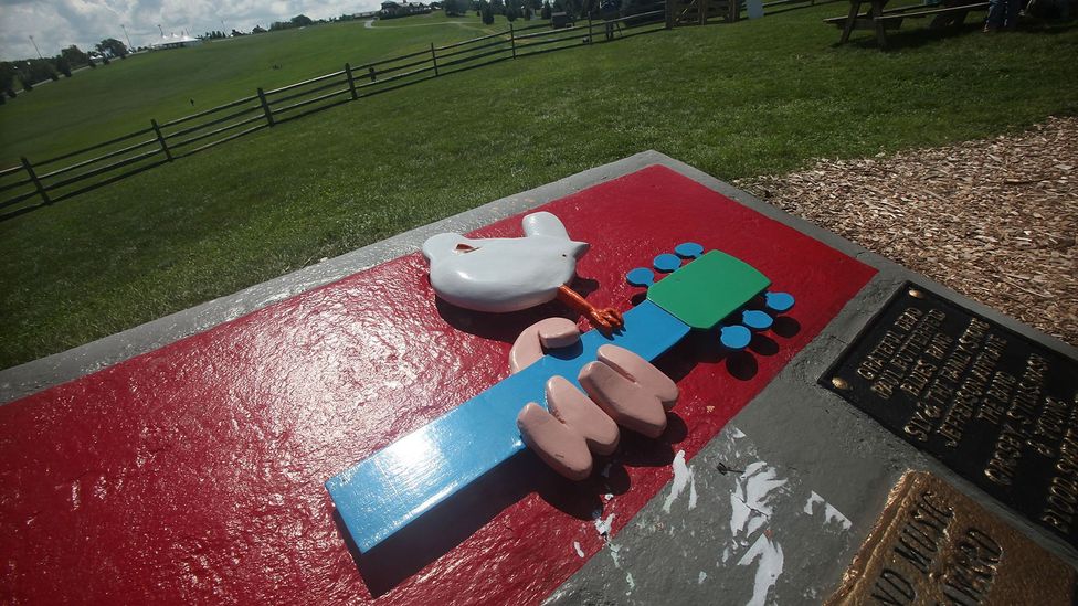 The site has continued to draw pilgrims inspired by both the music and the message of peace (Credit: Getty Images)