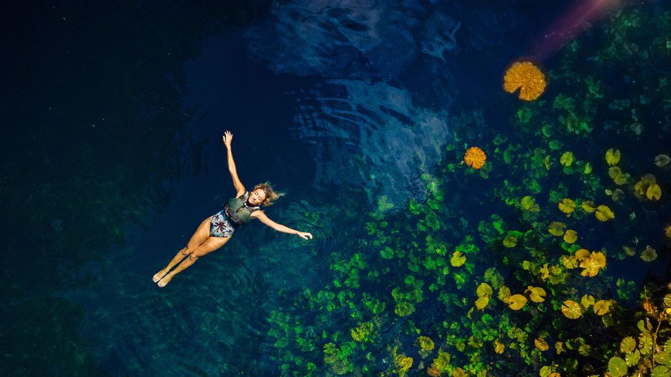 Today, visitors from around the world flock to the Riviera Maya to bathe in cenotes' aquamarine pools (Credit: Xenotes)