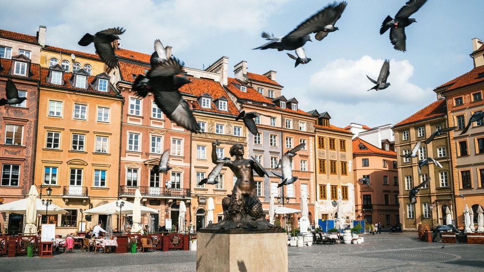 Many visitors find it hard to believe that Warsaw’s Old Town, now a Unesco World Heritage site, was rebuilt almost from scratch (Credit: Andrei Bortnikau/Alamy)