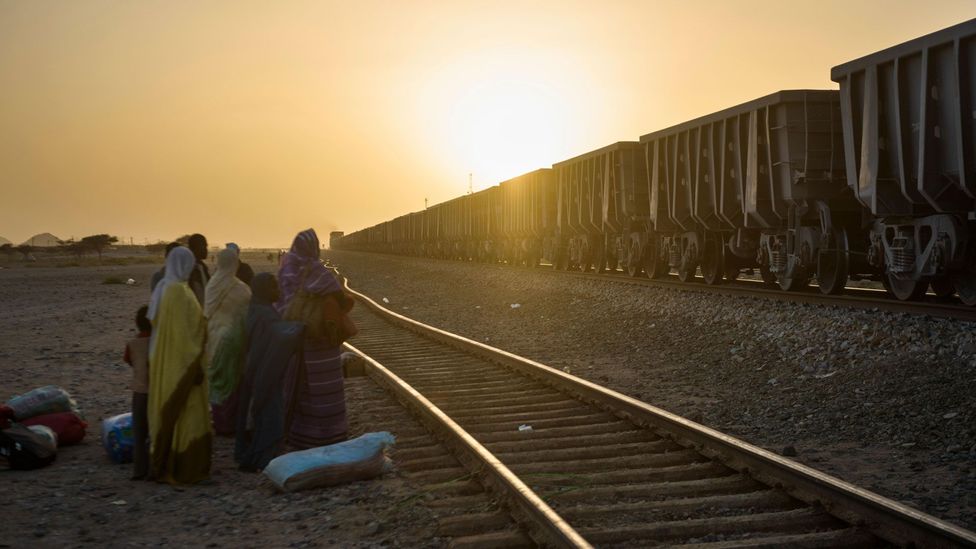 The train is a lifeline for many of Mauritania’s remote desert communities (Credit: Novarc Images/Alamy)