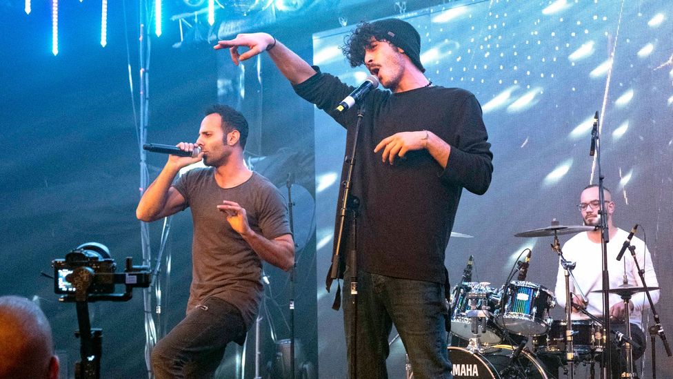 Rock band El Container struggle to tour because their official nationality is ‘undefined’, and they have no passport (Credit: David Corio) Rock band El Container struggle to tour because their official nationality is ‘undefined’, and they have no passport (Credit: David Corio)