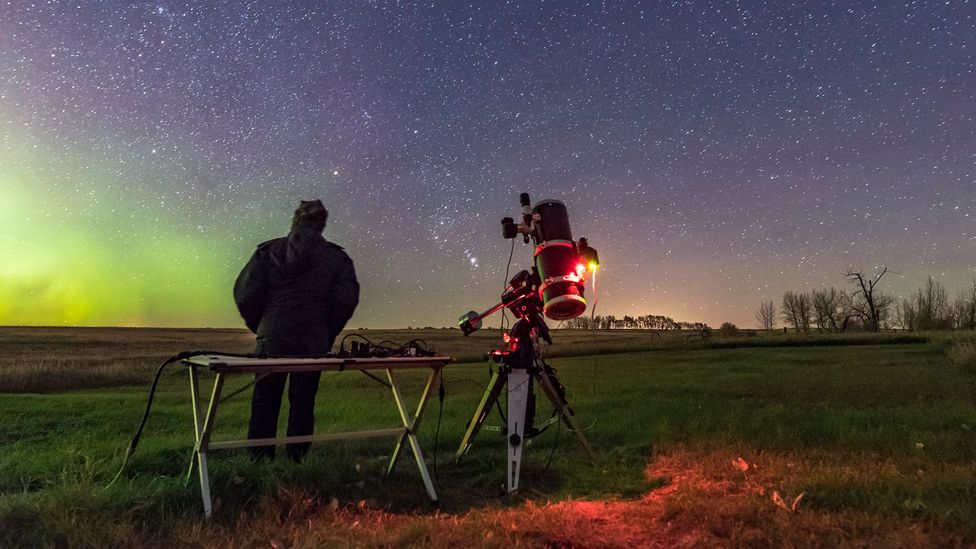 Satellites and other spacecraft that can be seen at night from Earth can disrupt the view of the sky that has been enjoyed by star gazers for millennia (Credit: Alamy)