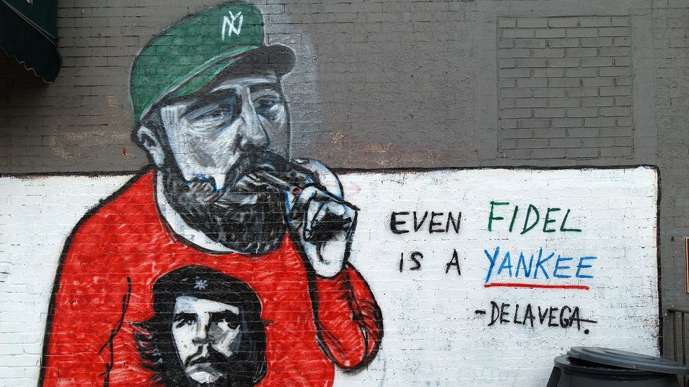 Today, Castro's image is still splattered around certain pockets of New York (Credit: 2010StockVS/Alamy)