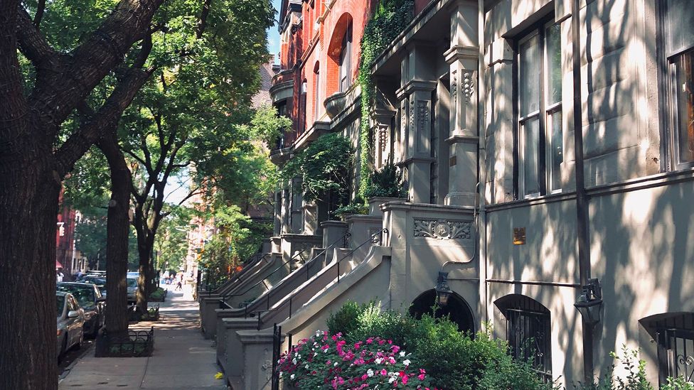 Today, Castro's 1948 honeymoon love nest blends in seamlessly with the other brownstones in New York's Upper West Side (Credit: Rachel Mishael)