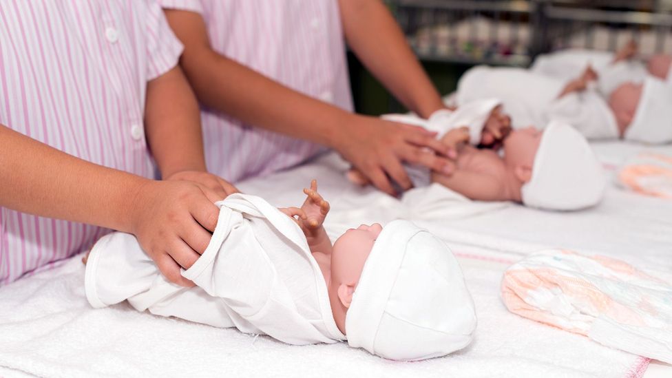 Depending on the conversations these infants hear from a young age, they may go on to have very different lives (Credit: Getty Images)