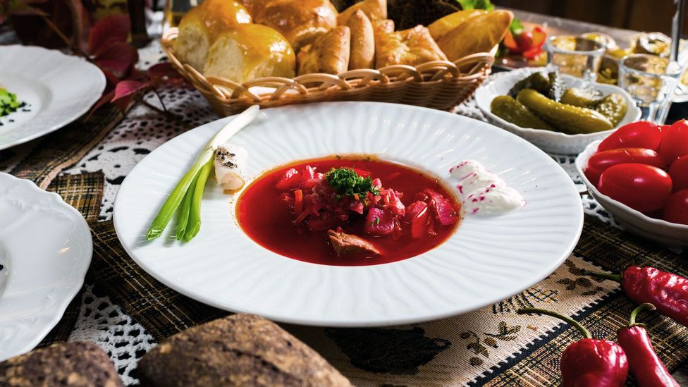 While Russian people claim borsch as their own, it has been a daily staple in Ukrainian kitchens for centuries (Credit: Olga Nikiforova/Alamy)