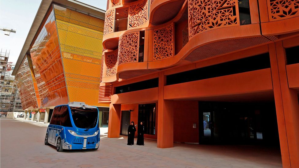 Abu Dhabi's Masdar City was originally supposed to be off-limits to cars (Credit: Getty Images)