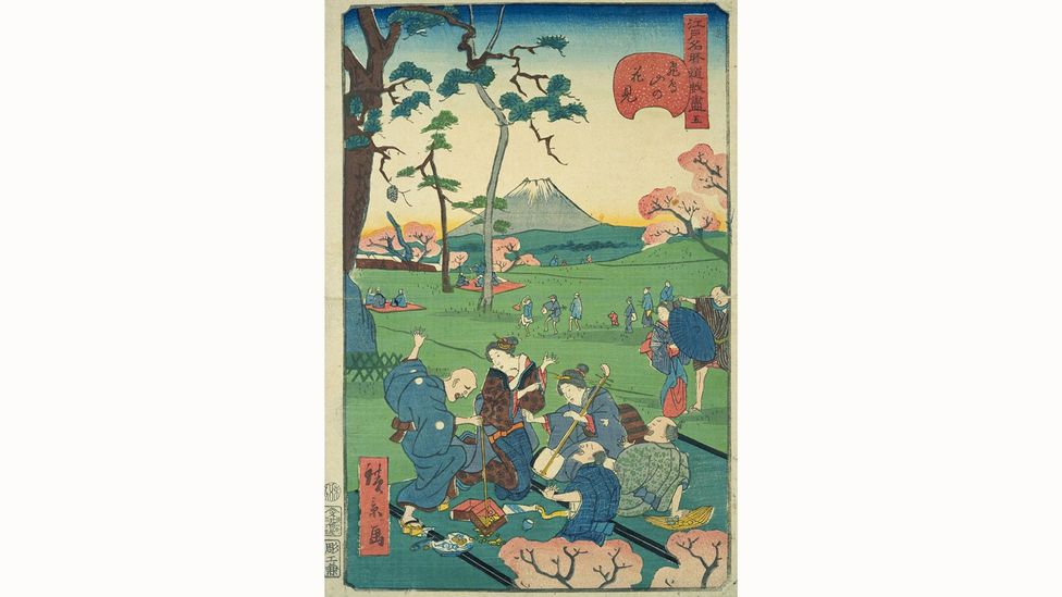 During the Edo Period from around 1600 to 1830, people would bring bento to the theatre and other outings (Credit: Alamy) During the Edo Period from around 1600 to 1830, people would bring bento to the theatre and other outings (Credit: Alamy)