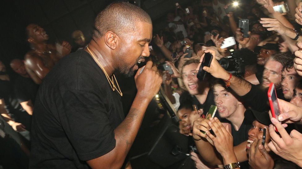 Kanye West also went punk on his brilliantly bleak 2013 album Yeezus (Credit: Alamy)