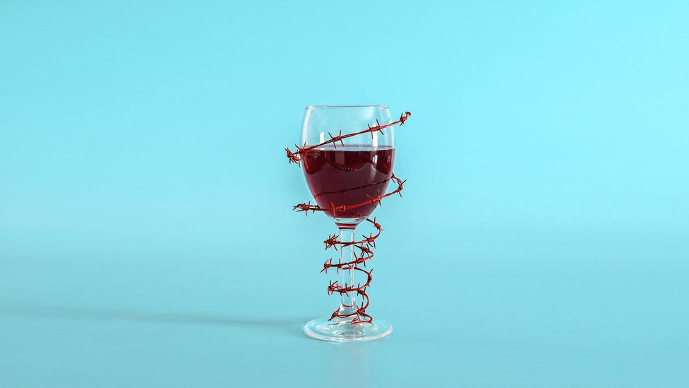 Red wine is the only alcoholic drink that’s been found to have any health benefit – but that still doesn’t mean it’s a healthy option (Credit: Getty Images)