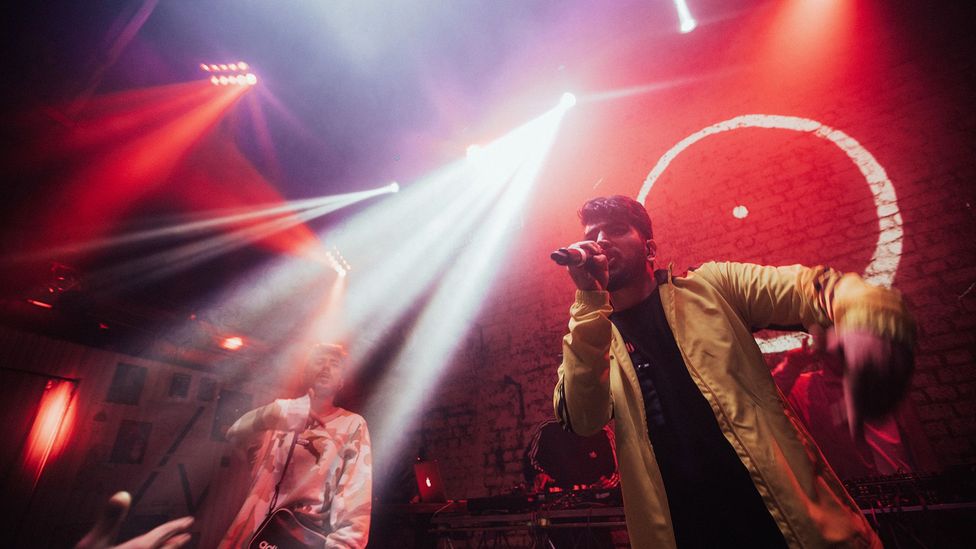 Ahmer Javed has moved from gangsta rap to more explicit political songwriting about the situation in Kashir (Credit: Samarth Shirke) Ahmer Javed has moved from gangsta rap to more explicit political songwriting about the situation in Kashir (Credit: Samarth Shirke)