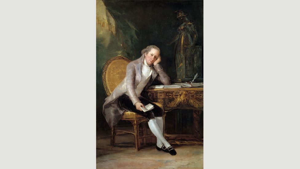 Gaspar Melchor de Jovellanos, Goya'nın portresinde tanıdık bir poz veriyor (Kredi: Alamy) Gaspar Melchor de Jovellanos, Goya'nın portresinde tanıdık bir poz veriyor (Kredi: Alamy)