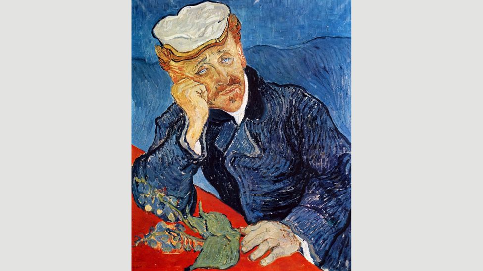 Van Gogh şunları yazdı: "Dr Gachet'de gerçek bir arkadaş buldum ... fiziksel ve zihinsel olarak birbirimize çok benziyoruz" - bu portreyi kendini çekmeden haftalar önce bitirdi