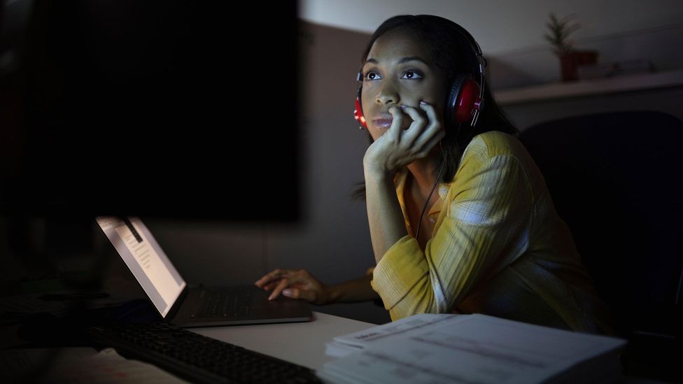 Introverted workers are actually more affected by background noise – even including that music you use to block out office sounds (Credit: Alamy)